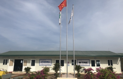 Tiến độ thi công tại Nhà máy V1.3 Bến Tre những ngày giáp Tết